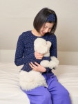 [지지]mini star hair band - navy [W CONCEPT]