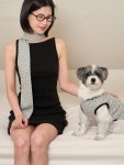 [지지]mini star cotton scarf - grey [W CONCEPT]
