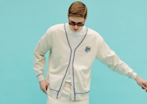 [제너럴 아이디어]체크 플라워 가디건 [IVORY] / S22A06031 [W CONCEPT]