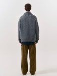 [제너럴아이디어] UNISEX 울 하찌 카라 가디건 [CHARCOAL] UNISEX 울 하찌 카라 가디건 [CHARCOAL]