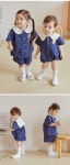 비비카라산업 | 비비린넨카라셋업 네이비- KIDIKIDI