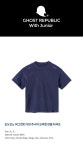 고스트리퍼블릭 주니어(GHOST REPUBLIC JUNIOR) 모노 피그먼트 다잉 주니어 오버핏 반팔티셔츠 JT-J3195_Navy - 36,000 | 무신사 스토어