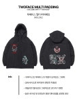 아티스트웨어(ARTIST WEAR) ATW X TWOFACE 투페이스 멀티 퍼피패딩 | GVG 스토어. 전 세계직배송.