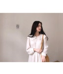 로일디 빅카라 롱 원피스 - 리리앤코 로일디 빅카라 롱 원피스