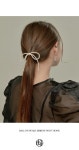 [베스티]발롱 진주 리본 헤어커프 (Ballon Pearl Ribbon Hair Cuff) [W CONCEPT]