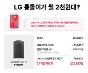 대형가전 > 세탁기/의류관리기 (주)엘레파츠 - 엘레파츠 [로카X 카드 최대혜택가 7만원대] 통돌이 세탁기 DD 모터 T17MX3 17kg