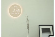 오아(OA) 데이클락 LED 벽시계 온습도 무소음 디지털 벽걸이 시계 거실 사무실 인테리어 - 후기 | 무신사