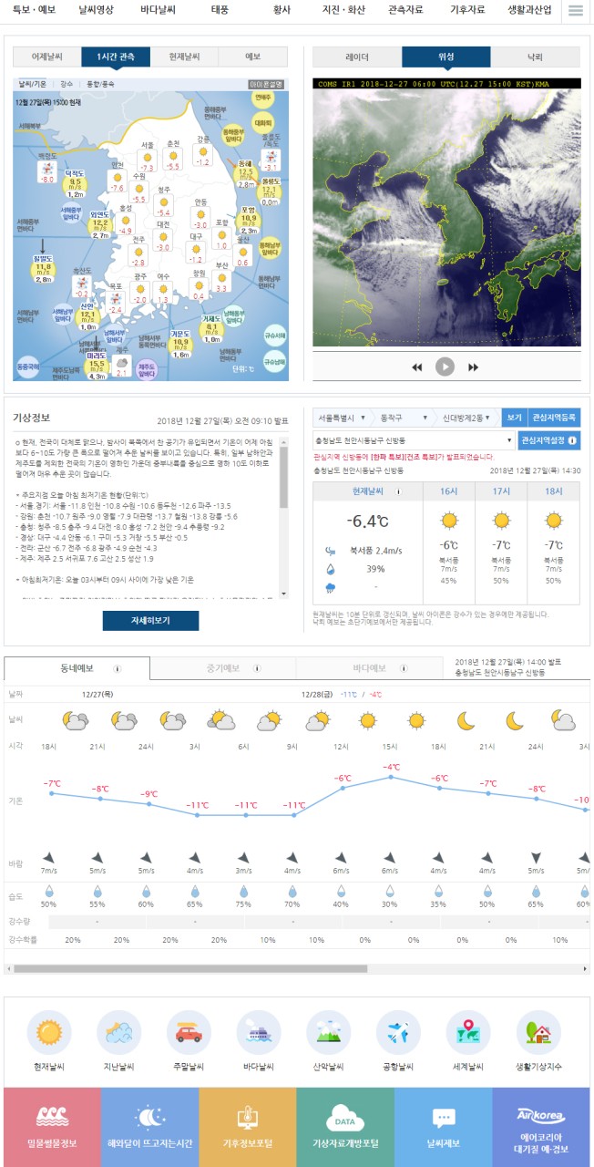 내일(14일) 충남·남부지방 최고체감온도 33도...태풍 버빙카 영향 예상