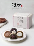 [합격소망]찹쌀떡 합격기원 선물세트 (초코크림,티라크림,치즈팥,쑥인절미) 60g x 4개 (240g) - 예스24