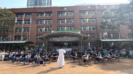 등굣길에 울려퍼진 우리 소리, 우리 가락 : 꿈나무기자단 : 경기도뉴스포털 등굣길에 울려퍼진 우리 소리, 우리 가락