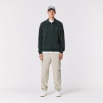 [골스튜디오]BASIC FLEECE COLLAR HALF ZIP-UP-DARK GREEN [W CONCEPT]