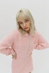 GU_DE(구드) Anna Knit Jacket - Sorbet Pink | S.I.VILLAGE (에스아이빌리지) [GU_DE]Anna Knit Jacket - Sorbet Pink -