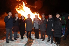 옥룡면, 정월대보름 달집태우기 행사 성황리 개최 | 보도자료 | 뉴스/소식 : 감동시대 따뜻한광양