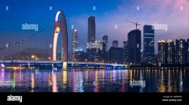 Guangzhou skyline. Guangzhou, China Stock Photo - Alamy  Guangzhou skyline. Guangzhou, China Stock Photo - Alamy