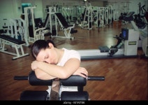 Unmotivated gym hi-res stock photography and images - Alamy