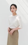 [골지 라운드 하프 니트] 한스스타일