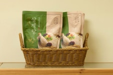 해피빈 고소함과 담백함이 일품, 들깨삼계탕