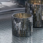 하우스닥터 카라 캔들홀더 실버 7.5x7.5 cm House Doctor Cara Candle Holder Silver 7.5x7.5 cm 00729 - 해브어 하우스닥터... 