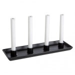에른스트 촛대 스톤웨어 37 cm 블랙 ERNST Candlestick Stoneware 37 cm Black 00707 - 해브어 에른스트 촛대 스톤웨어 37 cm... 