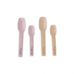 디자인레터스 Mini Favourite 스푼 4 피스S Lavender / Beige Design Letters Mini Favourite Spoons 4 Pieces Lavender / Beige 04933... 