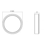 에스지 라이팅 프레임 Round 맥시 + Sensor 화이트 SG Lighting Frame Round maxi + Sensor White 24612 - 해브어 에스지 라이팅... 