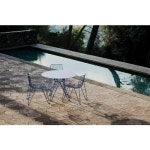 Massproductions Tio 다이닝 테이블 100 cm overseas 블루 MRSC-107-17-00-SC-04-17-00 - 해브어 Massproductions Tio 다이닝... 