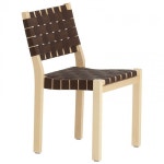 ARTEK 알토 체어 611 birch - 블랙/브라운 웨빙 Artek Aalto chair 611 birch - black... 체어 611 birch - 블랙/브라운 웨빙... 
