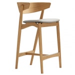 Sibast No 7 bar 스톨 65 cm 화이트 래커 oak - grey Remix 123 SBNO7BS-65-WLO-REMIX123 | 바 스톨 - 해브어 Sibast No 7 bar 스톨... 