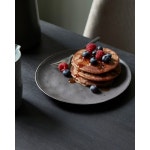 하우스닥터 Rustic 케이크 접시 20 cm 다크 그레이 멜란지 House Doctor Rustic Cake Plate Ø20 cm Dark Grey Melange 05563... 