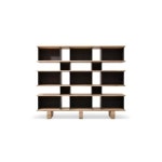 까시나 Wood and 알루미늄 누아지 Shelving Unit by 샬롯 Perriand for 14893 - 해브어 까시나 Wood and 알루미늄 누아지... 