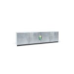 Pierre De Valck Long Oxidized and Waxed 알루미늄 Cabinet with 아쿠아마린 Stone by 14170 - 해브어 Pierre De Valck Long Oxidized... 
