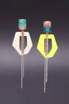 HAZINA JEWELRY-[HAZINA] Geometric Funky Dramatique Earrings - Yellow [Option-Earclip 귀찌]│삼성물산 온라인몰 SSF Shop... 