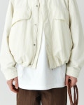 호이테(HEUTE) OVERSIZED BOMBER JACKET CREAM - 사이즈 & 후기 | 무신사