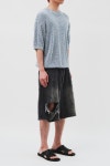 HIFIFNK(하이파이펑크) Come Destroyed Denim Shorts