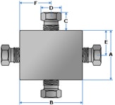 [HIFLUX] High Pressure Fitting (Cross Type) | tradekorea