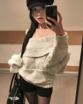 하이클래식 모카벨 하이넥 단추 포켓 무스탕안감 플러피 푸들 퍼 F/W 하프 코트