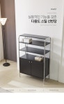 히트가구 H4451 여닫이 스틸 수납 선반장 850 - 에누리 가격비교
