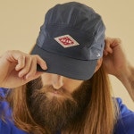 AKAW-[아카우] 오버핏 클래식 캠프캡 립스탑 (다크네이비) - 홀라인 [아카우] 오버핏 클래식 캠프캡 립스탑 (다크네이비)