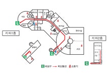 부산광역시립중앙도서관 - 도서관소개 - 시설현황 - 층별안내 - 지하1층 부산광역시립중앙도서관