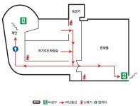 부산광역시립사하도서관 - 도서관소개 - 대피안내도 부산광역시립사하도서관