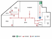 부산광역시립사하도서관 - 도서관소개 - 대피안내도 부산광역시립사하도서관