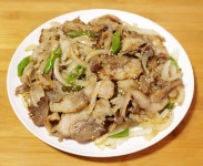 Home Cuisine - 하얀 제육볶음, 백제육볶음, 백제육, 돼지고기볶음