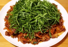 Home Cuisine - 제육볶음, 명이를 곁들인 명이제육