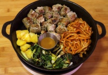 Home Cuisine - 순대구이 만들기, 레시피, 부산 동해옥