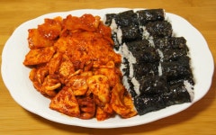Home Cuisine - 충무김밥, 석박지, 오징어무침, 오뎅무침 만들기