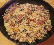 Home Cuisine - 오리햄으로 햄야채볶음밥, 레시피