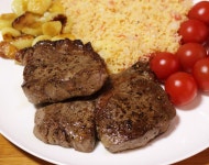Home Cuisine - 카페 드 파리 버터, 안심스테이크, 쿠스쿠스