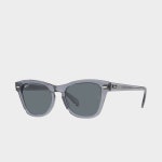 레이벤 선글라스 RB0707SF 6641 3R Transparent Grey (Dark Blue Polar Lens) 53사이즈 여자 남자 패션 뿔테 캣아이선글라스 RayBan... 