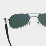 쿠보라움 선글라스 마스크 피75 Maske P75 SGG (Silver Dark... Maske P75 SGG (Silver Dark Grey Black Shine) (Green) 55사이즈 KUBORAUM