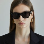 마르카토 안경 러브 002 블랙 뿔테 캣아이 안경테 - 핫선글라스 마르카토 안경 러브 002 블랙 뿔테 캣아이 안경테